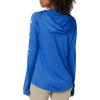 imageColumbia Womens PFG Tidal Tee Hoodie UV Protection MoistureWickingTanzaniteWhite Logo