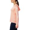 imageColumbia Womens PFG Tidal Tee Hoodie UV Protection MoistureWickingTiki PinkWhite Logo