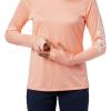 imageColumbia Womens PFG Tidal Tee Hoodie UV Protection MoistureWickingTiki PinkWhite Logo