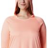 imageColumbia Womens PFG Tidal Tee Hoodie UV Protection MoistureWickingTiki PinkWhite Logo