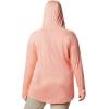 imageColumbia Womens PFG Tidal Tee Hoodie UV Protection MoistureWickingTiki PinkWhite Logo