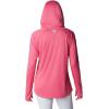 imageColumbia Womens PFG Tidal Tee Hoodie UV Protection MoistureWickingUltra PinkViolet Sea Logo