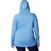 imageColumbia Womens PFG Tidal Tee Hoodie UV Protection MoistureWickingWhite CapBluebell Logo