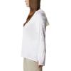 imageColumbia Womens PFG Tidal Tee Hoodie UV Protection MoistureWickingWhiteCirrus Grey Logo