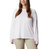 imageColumbia Womens PFG Tidal Tee Hoodie UV Protection MoistureWickingWhiteCirrus Grey Logo