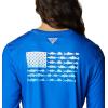 imageColumbia Womens Tidal Tee PFG Fish Flag LsBlue MacawGulf Stream Gradient