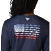 imageColumbia Womens Tidal Tee PFG Fish Flag LsCollegiate NavyFish Flag Ombre