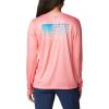 imageColumbia Womens Tidal Tee PFG Fish Flag LsCoral GlowFish and Friends Ombre