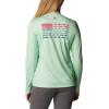 imageColumbia Womens Tidal Tee PFG Fish Flag LsKey WestCactus Pink Gradient