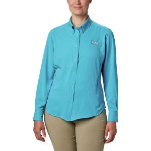 imageColumbia Sportswear Womens PlusSize Tamiami II Long Sleeve ShirtClear