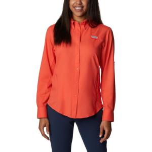 imageColumbia Sportswear Womens PlusSize Tamiami II Long Sleeve ShirtCorange