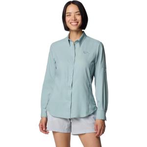 imageColumbia Sportswear Womens PlusSize Tamiami II Long Sleeve ShirtCrushed Blue