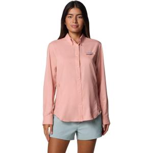 imageColumbia Sportswear Womens PlusSize Tamiami II Long Sleeve ShirtFaux Pink