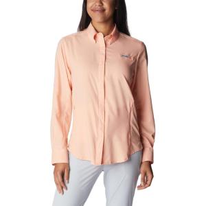 imageColumbia Sportswear Womens PlusSize Tamiami II Long Sleeve ShirtLight Coral
