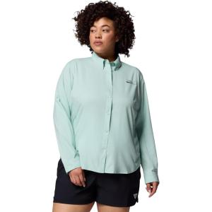 imageColumbia Sportswear Womens PlusSize Tamiami II Long Sleeve ShirtMisty Jade