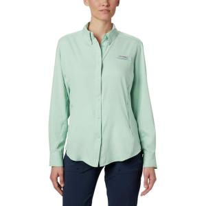 imageColumbia Sportswear Womens PlusSize Tamiami II Long Sleeve ShirtNew Mint
