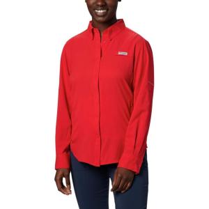 imageColumbia Sportswear Womens PlusSize Tamiami II Long Sleeve ShirtRed