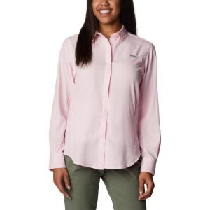 imageColumbia Sportswear Womens PlusSize Tamiami II Long Sleeve ShirtSatin Pink