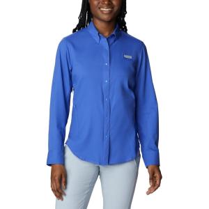 imageColumbia Sportswear Womens PlusSize Tamiami II Long Sleeve ShirtViolet Sea