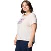 imageColumbia Womens Ruby Springs Graphic Scoop Neck Short SleeveSea SaltBotanical Gem