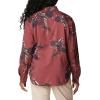 imageColumbia Womens Silver Ridge Utility Patterned Long Sleeve ShirtBeetroot Pinecones