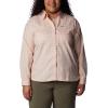 imageColumbia Womens Silver Ridge Utility Patterned Long Sleeve ShirtPeach BlossomPeak Plaid