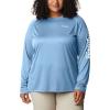 imageColumbia Womens Tidal Tee II Long Sleeve ShirtAgateSatin Pink Logo