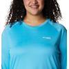 imageColumbia Womens Tidal Tee II Long Sleeve ShirtAtollWhite Logo