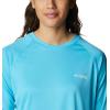 imageColumbia Womens Tidal Tee II Long Sleeve ShirtAuraWhite Logo