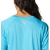 imageColumbia Womens Tidal Tee II Long Sleeve ShirtAuraWhite Logo