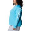 imageColumbia Womens Tidal Tee II Long Sleeve ShirtAuraWhite Logo