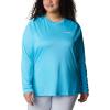 imageColumbia Womens Tidal Tee II Long Sleeve ShirtAuraWhite Logo