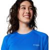 imageColumbia Womens Tidal Tee II Long Sleeve ShirtBluebell HeatherWhite Logo