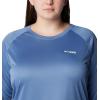 imageColumbia Womens Tidal Tee II Long Sleeve ShirtBluestoneWhite Logo
