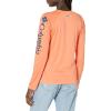 imageColumbia Womens Tidal Tee II Long Sleeve ShirtBright NectarCarbon Logo
