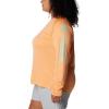 imageColumbia Womens Tidal Tee II Long Sleeve ShirtBright NectarMint Cay Logo
