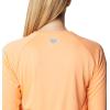 imageColumbia Womens Tidal Tee II Long Sleeve ShirtBright NectarMint Cay Logo