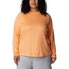 imageColumbia Womens Tidal Tee II Long Sleeve ShirtBright NectarMint Cay Logo