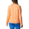 imageColumbia Womens Tidal Tee II Long Sleeve ShirtBright NectarWhite Logo