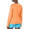 imageColumbia Womens Tidal Tee II Long Sleeve ShirtBright NectarWhite Logo