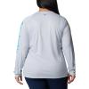 imageColumbia Womens Tidal Tee II Long Sleeve ShirtCirrus GreyOcean Blue Logo