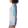 imageColumbia Womens Tidal Tee II Long Sleeve ShirtCirrus GreyOcean Blue Logo