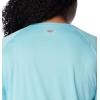 imageColumbia Womens Tidal Tee II Long Sleeve ShirtClear BlueWhite Logo