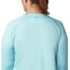 imageColumbia Womens Tidal Tee II Long Sleeve ShirtClear BlueWhite Logo