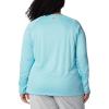 imageColumbia Womens Tidal Tee II Long Sleeve ShirtClear BlueWhite Logo
