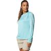 imageColumbia Womens Tidal Tee II Long Sleeve ShirtCocoa ButterSalmon Logo