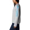 imageColumbia Womens Tidal Tee II Long Sleeve ShirtCool GreyRiptide Logo