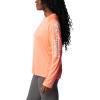 imageColumbia Womens Tidal Tee II Long Sleeve ShirtCoral GlowWhite Logo