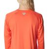 imageColumbia Womens Tidal Tee II Long Sleeve ShirtCorangeLight Coral Logo
