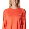 imageColumbia Womens Tidal Tee II Long Sleeve ShirtCorangeLight Coral Logo
